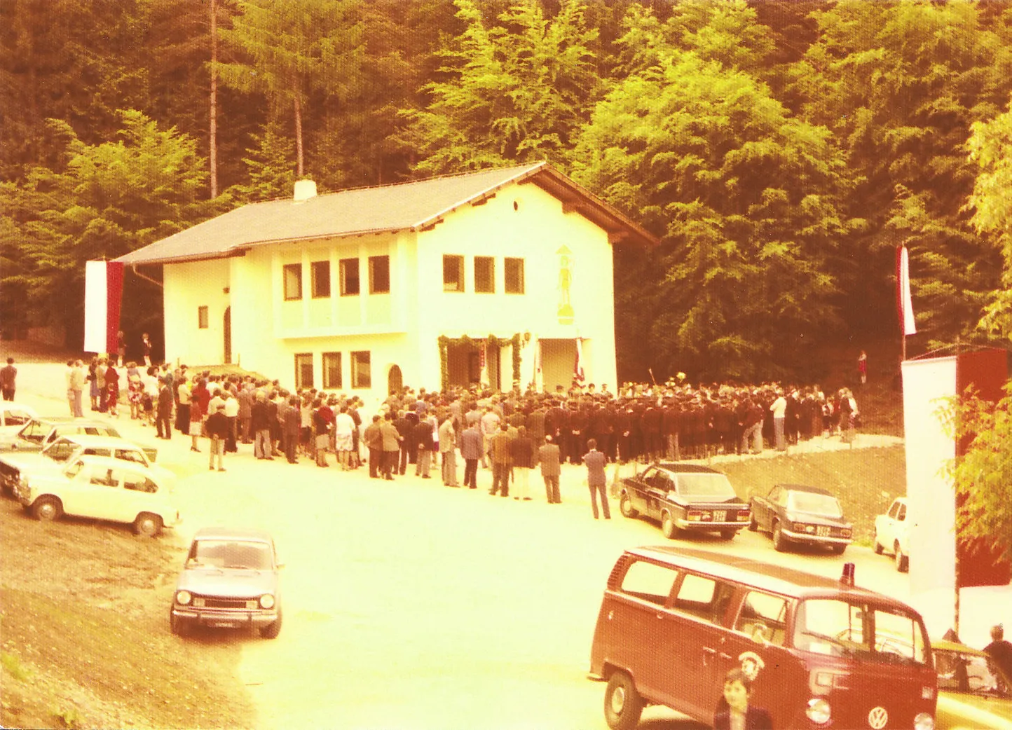 Einweihung des Gerätehauses 1975